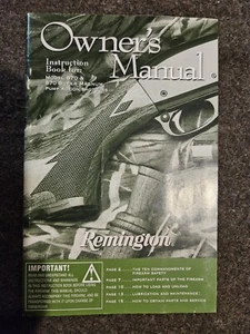 Original Remington 870 Pump Instruction Manual 19 Page's. - Picture 1 of 3