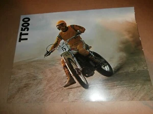 Original 1976 Yamaha TT500 Motorcycle Sales Brochure - Picture 1 of 4