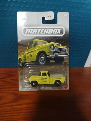 Matchbox 2025 TRUCK SERIES '57 GMC Stepside 2/5 Mooneyes Yellow 🆕 - Image 1 of 4