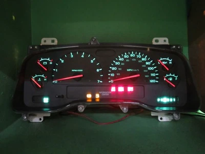 01-04 DODGE DAKOTA MPH CUADRO DE INSTRUMENTOS VELOCÍMETRO KILOMETRAJE PROG 2193 Foto 1 de 4