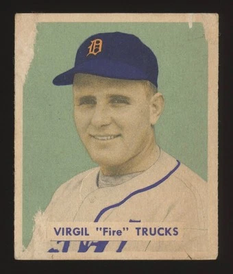 1949 Bowman #219 Virgil Fire Trucks RC - Image 1 of 2