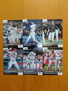 2025 Topps Series 1 2024 Greatest Hits Lot Baseball Cards Jazz Chisolm, Merrill - Picture 1 of 1