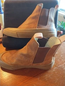 SeaVees "Dirtbag Darling" Leather Boot Cashew Chelsea Women's Size 6.5 EUC - Picture 1 of 15