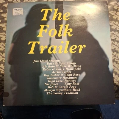 VARIOUS "THE FOLK TRAILER" VINYL LP 1970 VG+ - Image 1 of 4