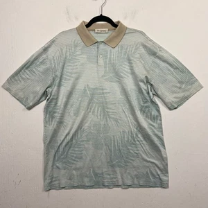 St. Croix Herren Baumwolle Kurzarm Pullover Poloshirt Oberteil Palmblatt Gr. XL - Bild 1 von 8