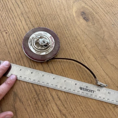 Starrett vintage 50 pies. Cinta métrica metálica de cuerda No. H530 Foto 1 de 4