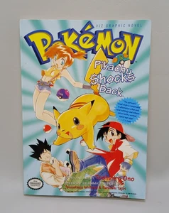 Vintage 1999 Pokemon Graphic Novel Pikachu Shocks Back 1st Printing - Picture 1 of 6