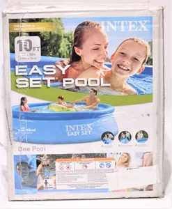 Intex - Easy Set Above Ground Inflatable Round Swimming Pool for Kids - Picture 1 of 2
