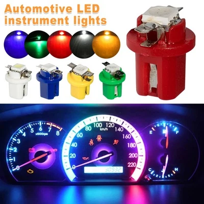 10x T5 B8.5D 5050 SMD Coche LED Tablero Medidor Instrumento Bombillas Foto 1 de 4