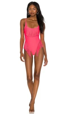 MINIMALE ANIMALE Copacabana One Piece Exotic Neon Pink Swim Resort M NWOT $172 - Image 1 of 3