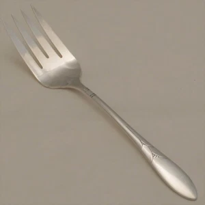 LADY HAMILTON Design Oneida Community Silver Service Cutlery Large Serving Fork - Picture 1 of 2