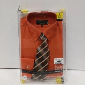 Alexander Julian Colours Regular Fit Dress Shirt & Handmade Tie Size M - IOB - Picture 1 of 5