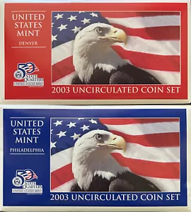 2003 P & D US unzirkuliert komplett 20 Münzsatz mit Qua - Bild 1 von 5