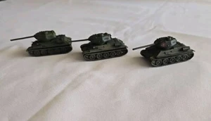3 X Battlefront Flames of War Soviet Late War T-34 Tank - Picture 1 of 9