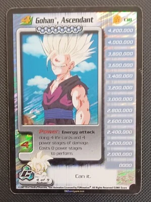 Gohan Ascendant HOLO FOIL Rare LIMITED 138 DBZ CCG LV4 Dragon Ball Z Score TCG - Image 1 of 2