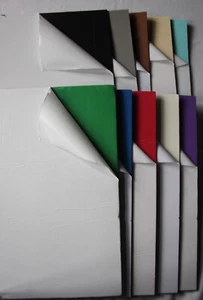 10 Bogen Moosgummi "beidseitig klebend", 10 Farben, A4, Jittenmeier - Bild 1 von 1