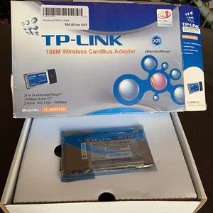TP-LINK 108M Wireless CardBus PCMCIA Adapter - Photo 1/7
