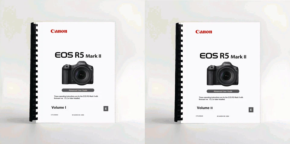 Advanced User Guide Manual for Canon EOS R5 Mark II - Image 1 of 1