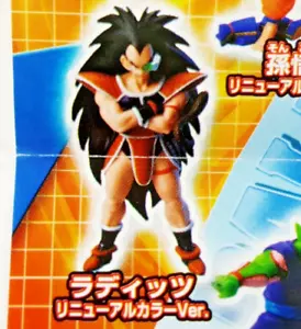 Dragon Ball Z HG Gashapon Mini Figure Raditz Renewal Color 2007 Bandai Original - Picture 1 of 5