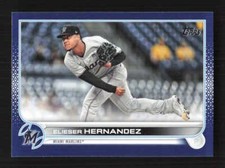 Elieser Hernandez  2022 Topps 1st Edition  Royal Blue Miami Marlins #9