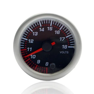 Voltanzeige 52mm Volt Anzeige Volt Instrument LED 7 Farben+RGB 2" Volts Gauge - Bild 1 von 1