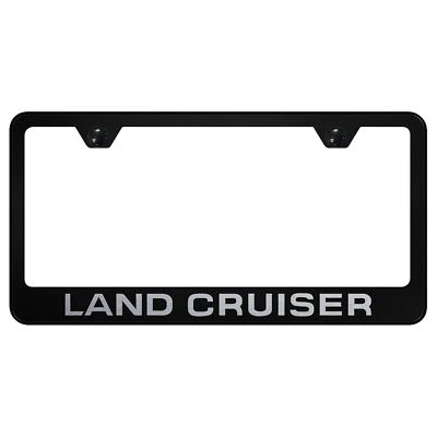 Toyota Land Cruiser Laser Etched Logo License Plate Frame - Image 1 of 3