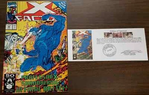 X-Factor (1986) #69 SIGNED Whilce Portacio with Notarized Witness of Signature - Picture 1 of 5