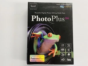 "BRAND NEW" Photo Plus x4 - Digital Photo Editing Made Easy (PC) FACTORY SEALED - Picture 1 of 6
