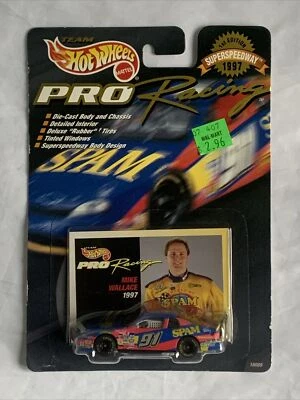 1997 HOT WHEELS PRO Mike Wallace #91 Spam Monte Carlo 1:64 NASCAR - Image 1 of 3