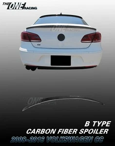 Carbon fiber spoiler for 2008-2016 VW Volkswagen Passat CC type B - Picture 1 of 11