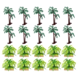 Modelo de paisaje costero árbol de coco artificial de 20 piezas - Imagen 1 de 12