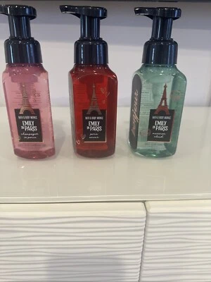 3 Bath & Body Works Emily In Paris Gentle Clean Foaming Hand Soap New 8.75 Fl.oz - Image 1 of 4