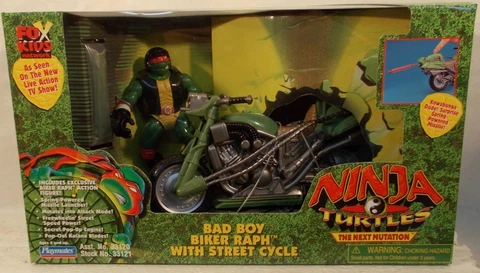 Teenage Mutant Ninja Turtles Next Mutation Bad Boy Biker Raphael Street Cycle Cover