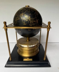 Franklin Mint Royal Geographical Society World Clock Globe Arthur Imhof - Picture 1 of 9