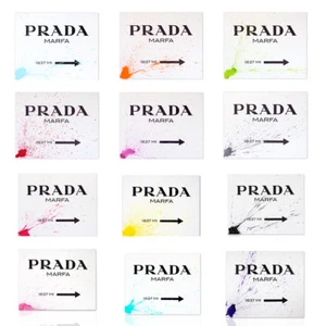 Quadro PRADA MARFA 1837 Gossip Girl Schizzo Colore Quadri moderni Canvas Prada - Picture 1 of 79