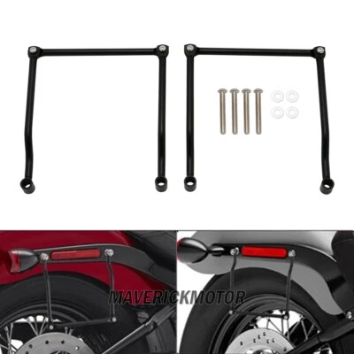 Soporte de barras de soporte de alforja para moto Kawasaki Honda Yamaha Harley Foto 1 de 4