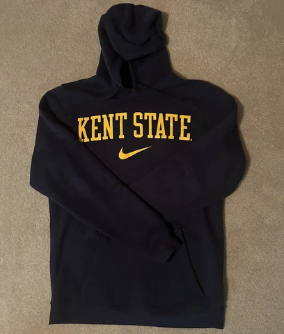 Kent State Golden Flashes Nike Sweatshirt Adult Small Navy Blue & Yellow Cover