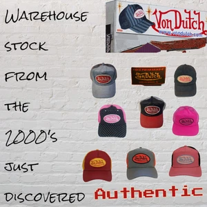 Von Dutch 100% Authentic Trucker Hats - RARE 20YR OLD FIND - FREE SHIPPING