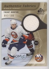 2005-06 SP Game Used Edition Authentic Fabrics Gold /100 Trent Hunter #AF-HU