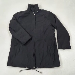 Vintage CS Signature Black Full Zip Collared Outdoor Winter Jacket Adult Size 1X - Picture 1 of 12