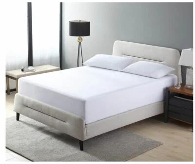 Waterproof Mattress Protector Queen Size Cotton Surface Bed Cover Deep Pocket - Image 1 of 4