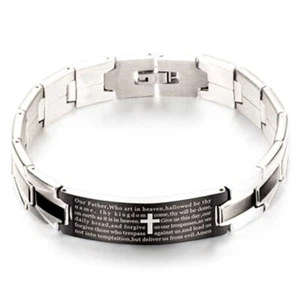 Herren Edelstahl Armband Herr Gebet religiöse Worte ~ in Englisch von Avon - Bild 1 von 7