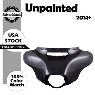 Неокрашенный внешний обтекатель капот летучая мышь подходит для Harley Electra Street Glide Ultra 14+ - Изображение 1 из 4