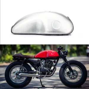 10L Cafe Racer Serbatoio combustibile del gas d'acciaio 2.6 gallone Universale - Foto 1 di 9