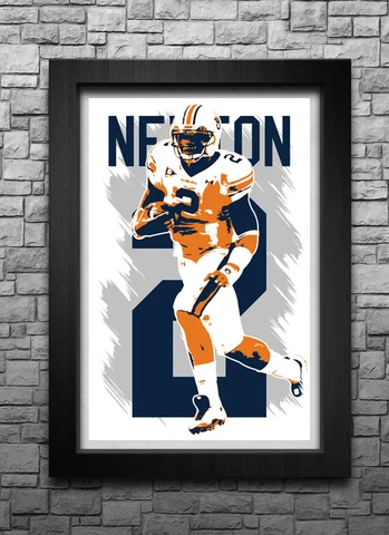 CAM NEWTON art print/poster AUBURN TIGERS FREE S&H! JERSEY Cover