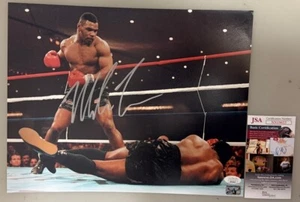 Foto 3 firmada a mano por Mike Tyson 11"x14" + certificado de autenticidad JSA "COMPRAR TYSON GENUINO" - Imagen 1 de 2