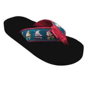 Roller Skate Comfort Wave Flip Flops Tidewater Sandals Women's size 10 New! - Picture 1 of 3
