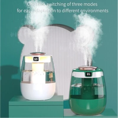 Cool Mist Humidifier Home Room Light Quiet Auto Shut-Off Diffuser Ultrasonic Air - Image 1 of 4