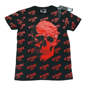 Belman Tshirt Skull Print Men's T-Shirt Size Large Black - Picture 1 of 3