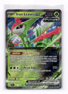 Iron Leaves ex 025/162 Sv05: Temporal Forces Holo - Pokemon Near Mint - Image 1 of 2